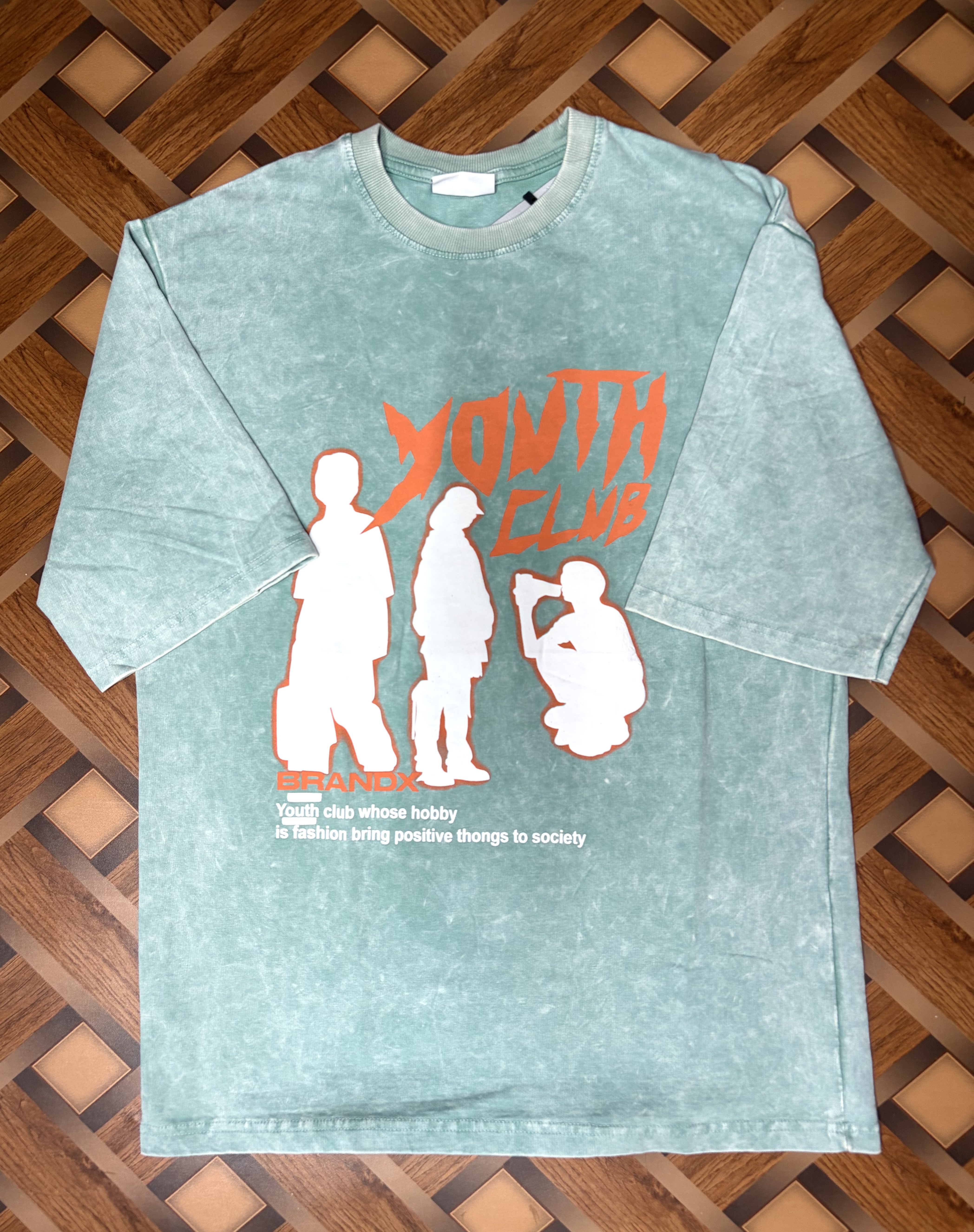 Youth Club Oversized Acid Wash